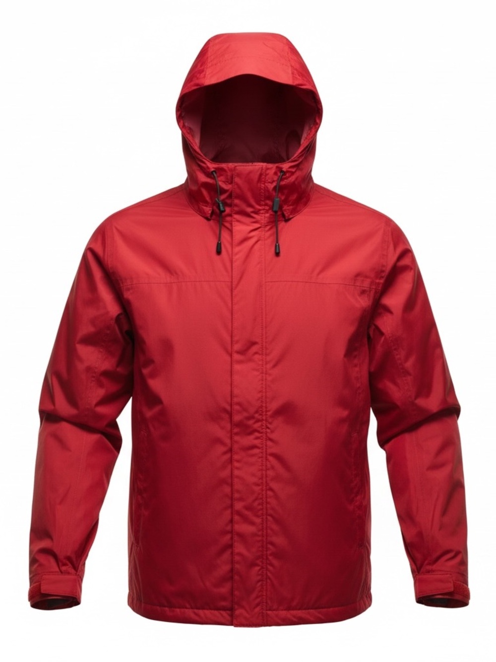 Cold Storage Men's Hoodie Jacket Full Zip Waterproof Raincoat- AUBURN- Size 2XL